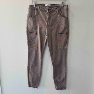 Pistola Skinny Cargo Ankle Zip_ Stretch_Light Brown Pants Size 31